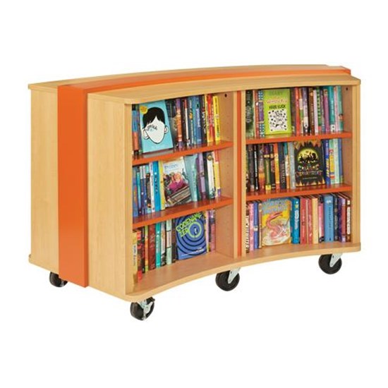 Curved Bookcase Mobile Curved Bookcase - Curved Bookcase