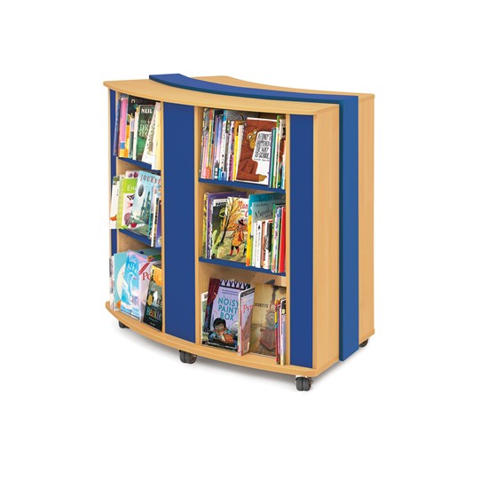 Curved Bookcase Mobile Curved Bookcase - Curved Bookcase