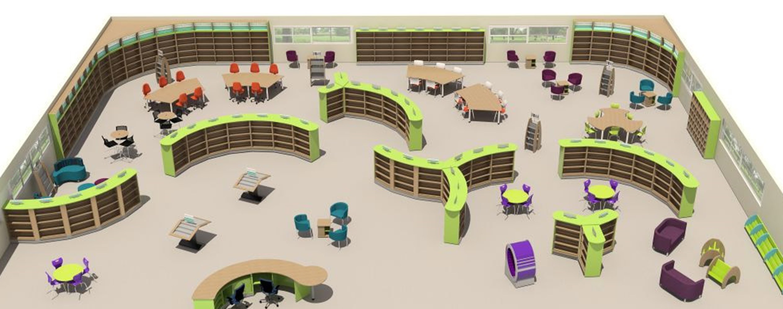 Discovery Layouts Opening The Book North America Discovery Library Layout Modern