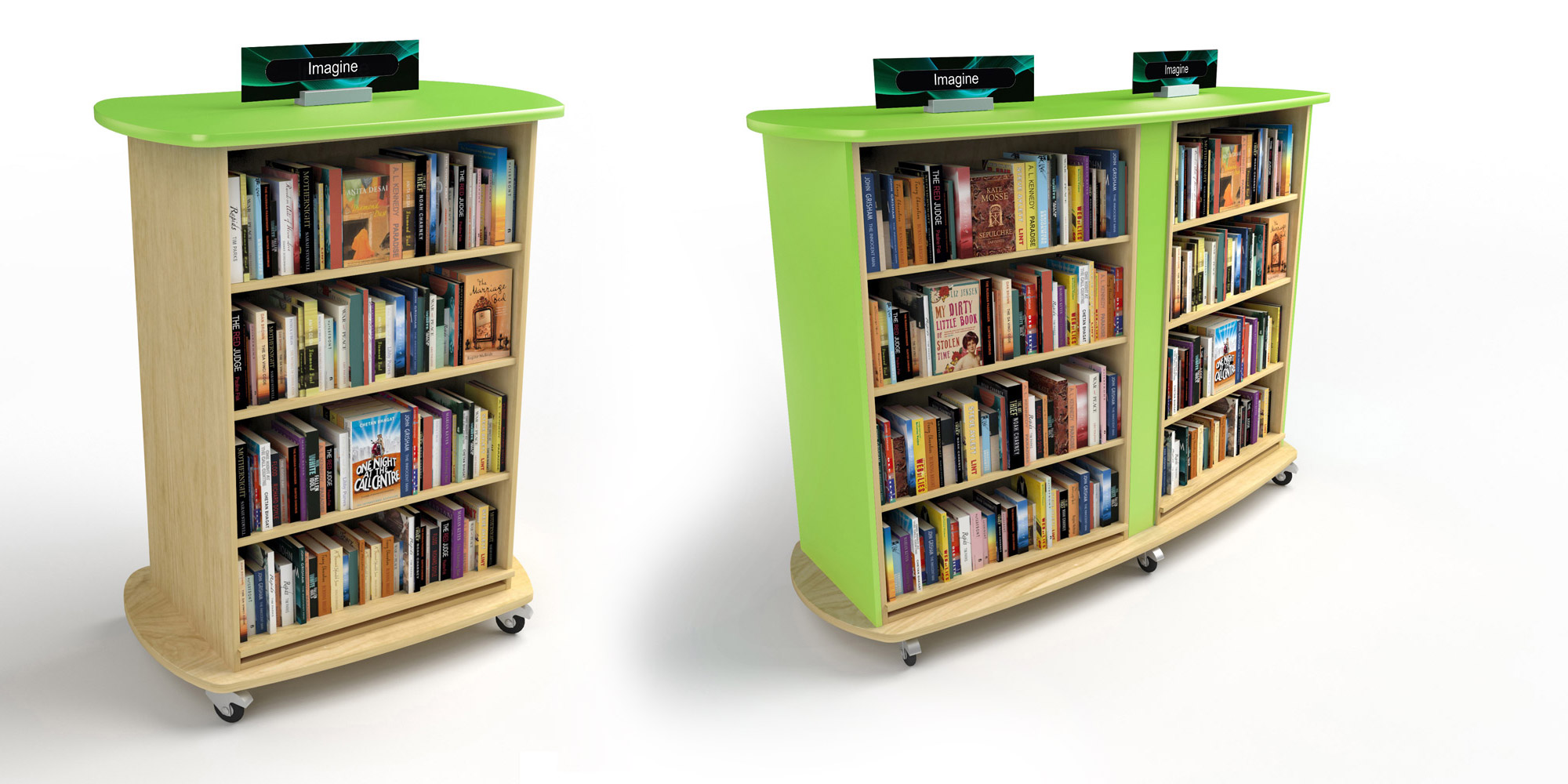 Performance Shelving Opening The Book, Mobile Library Shelving