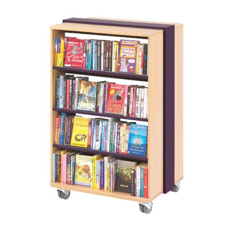 Mobile Straight Bookcase