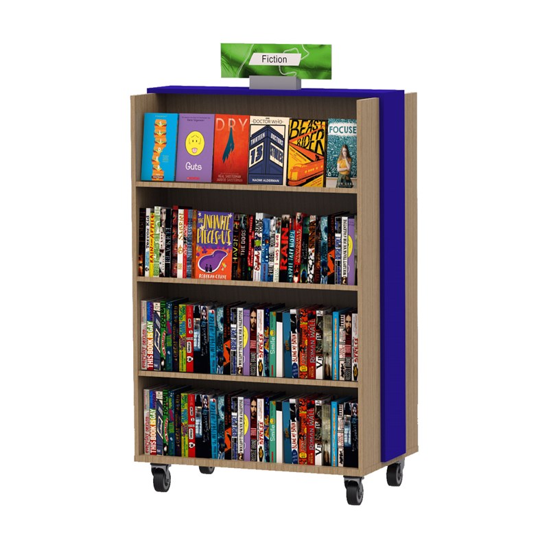 Essential Display Mobile Bookcase, Bookcase Display Shelf