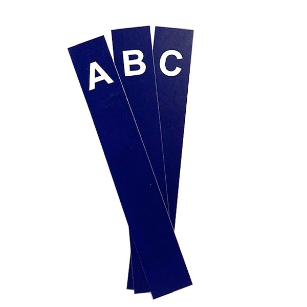 Large A-Z Graphic Insert for Large Shelf Blocks